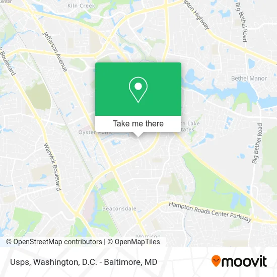 Usps map