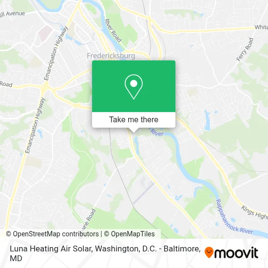 Luna Heating Air Solar map