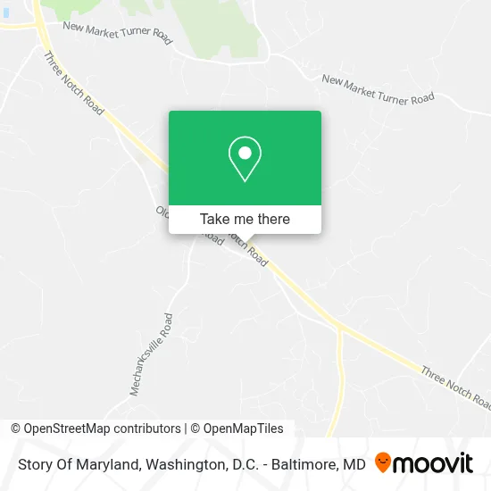 Story Of Maryland map