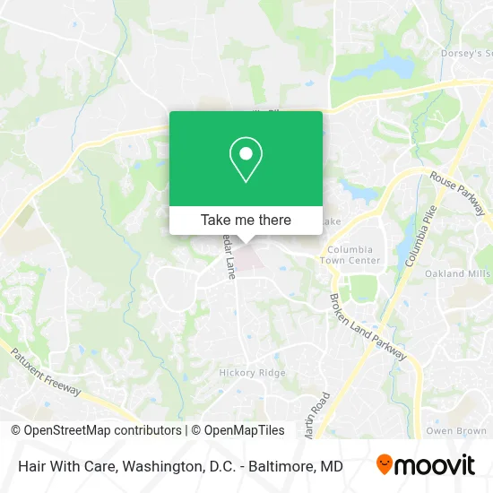 Hair With Care map