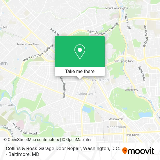 Collins & Ross Garage Door Repair map