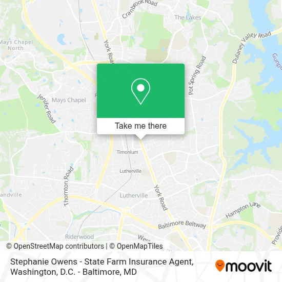 Stephanie Owens - State Farm Insurance Agent map