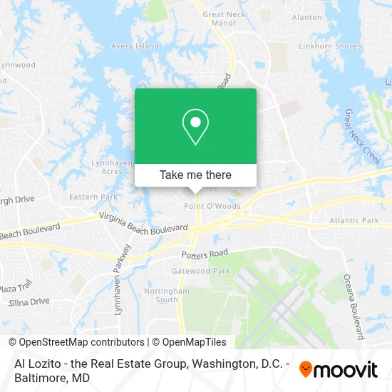 Al Lozito - the Real Estate Group map