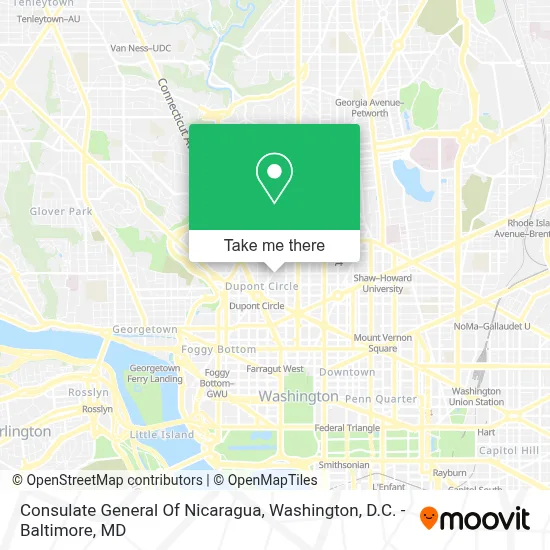 Consulate General Of Nicaragua map