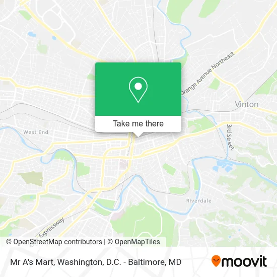 Mr A's Mart map