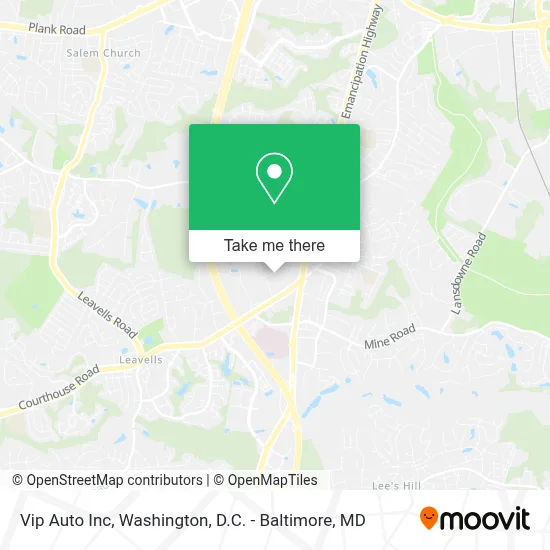 Vip Auto Inc map