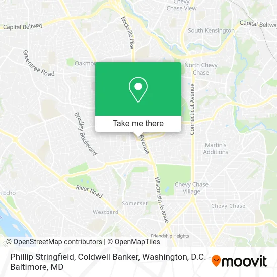 Phillip Stringfield, Coldwell Banker map