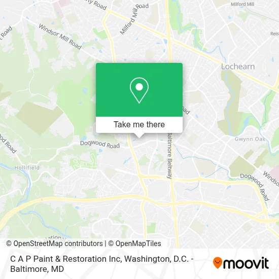 C A P Paint & Restoration Inc map