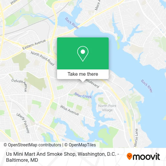 Us Mini Mart And Smoke Shop map