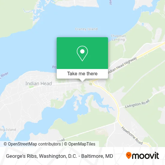 George's Ribs map