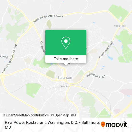 Raw Power Restaurant map