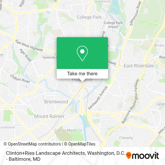 Clinton+Ries Landscape Architects map