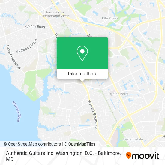 Authentic Guitars Inc map