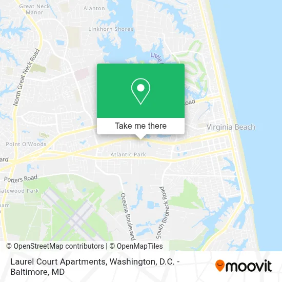 Laurel Court Apartments map