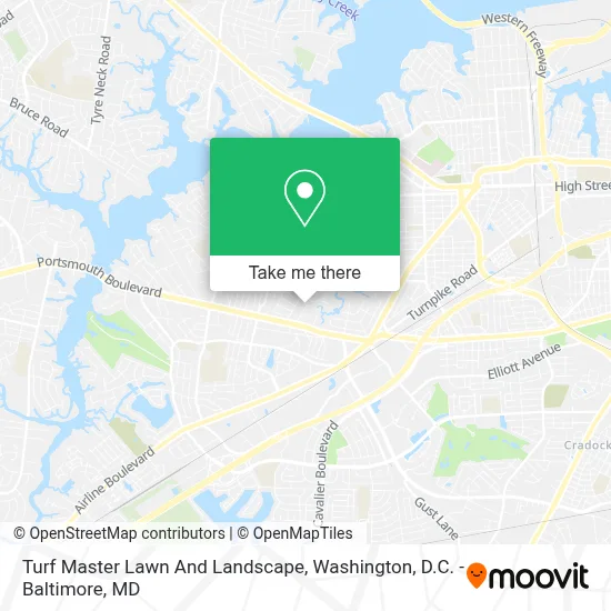 Turf Master Lawn And Landscape map