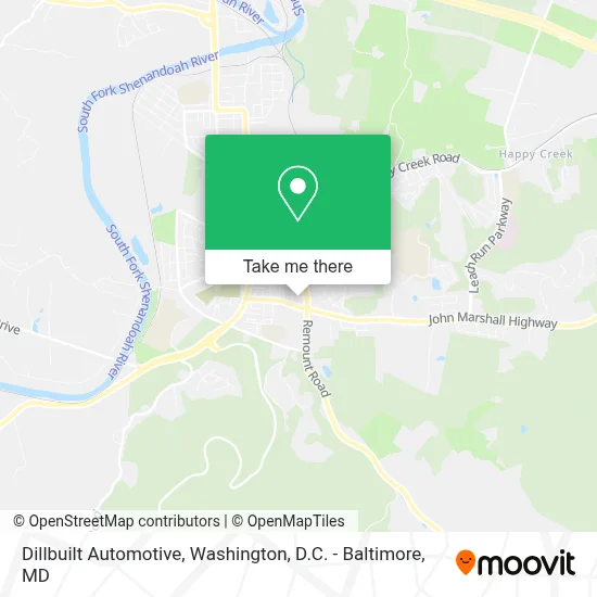 Dillbuilt Automotive map