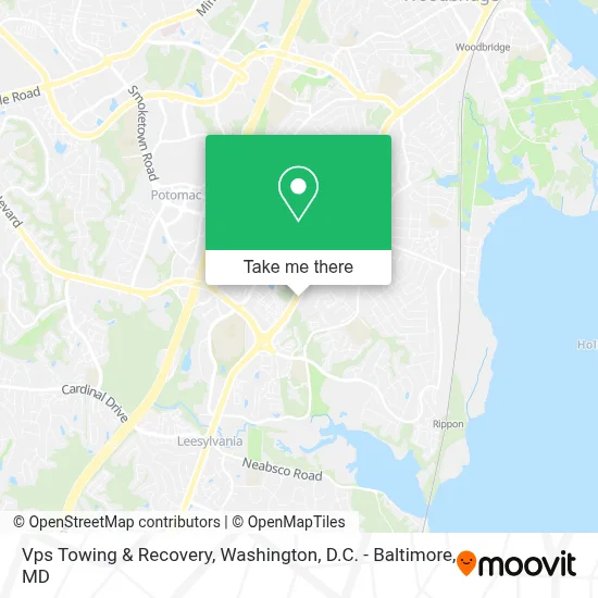 Vps Towing & Recovery map