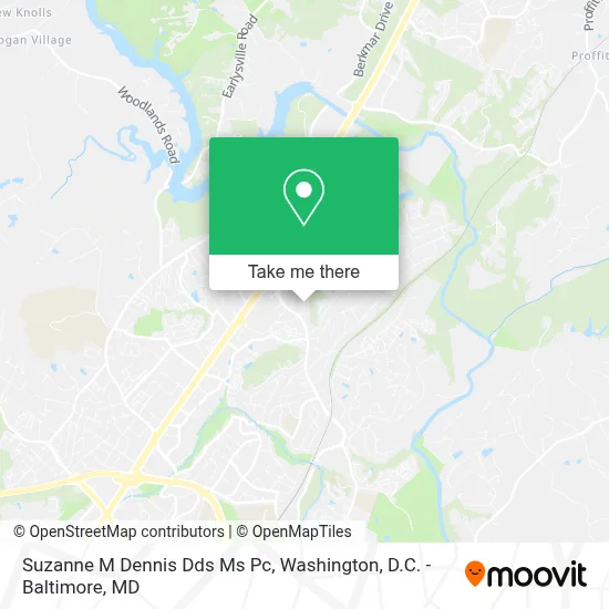 Suzanne M Dennis Dds Ms Pc map