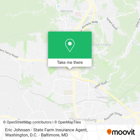 Eric Johnsen - State Farm Insurance Agent map