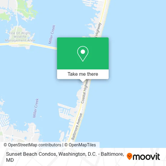 Sunset Beach Condos map