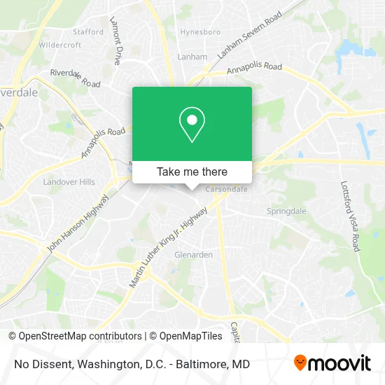 No Dissent map