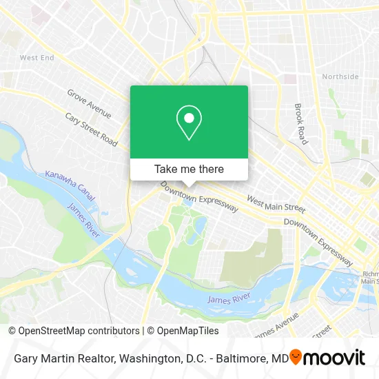 Gary Martin Realtor map