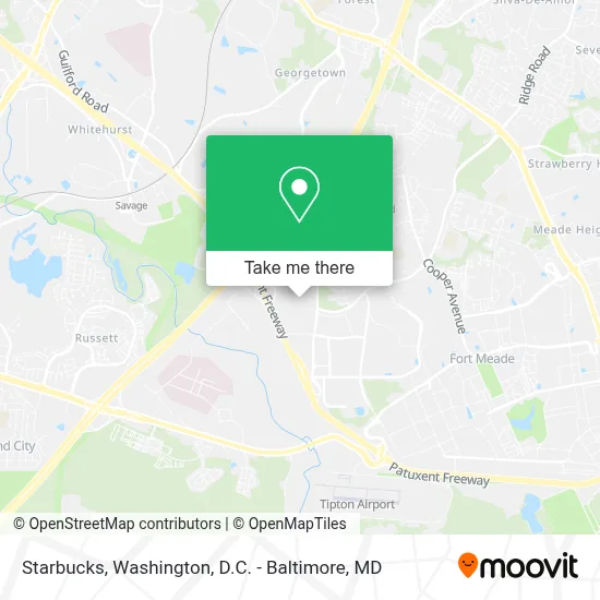 Starbucks map