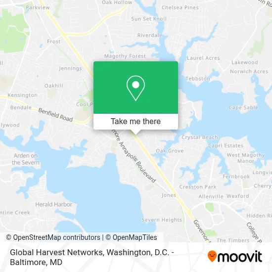 Global Harvest Networks map