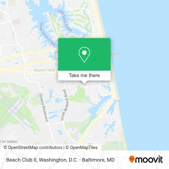 Beach Club II map