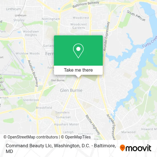 Command Beauty Llc map