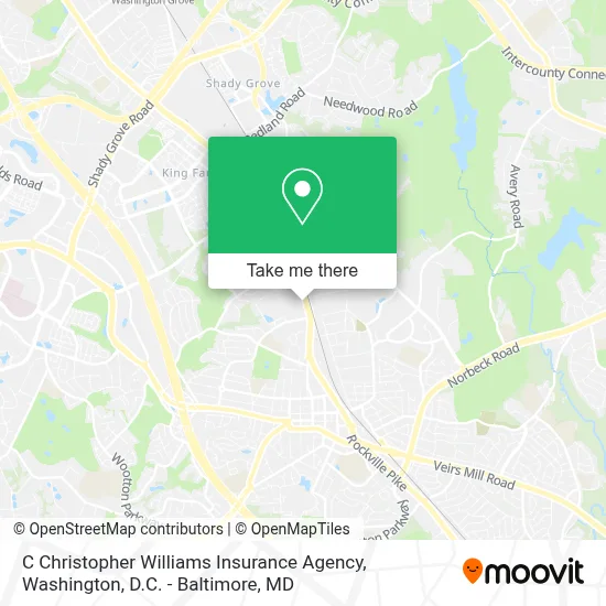 C Christopher Williams Insurance Agency map