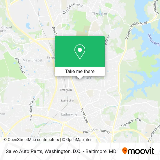 Salvo Auto Parts map