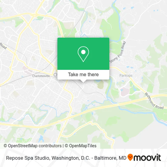 Repose Spa Studio map