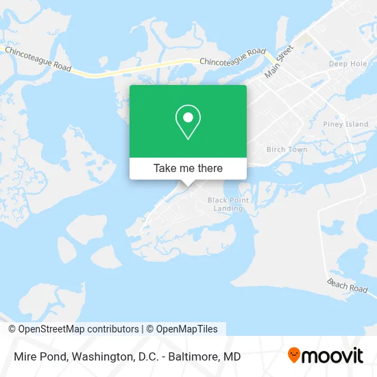 Mire Pond map