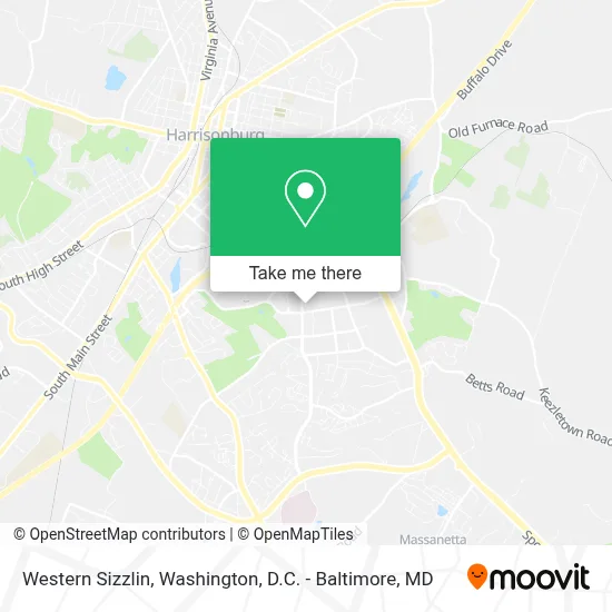 Western Sizzlin map