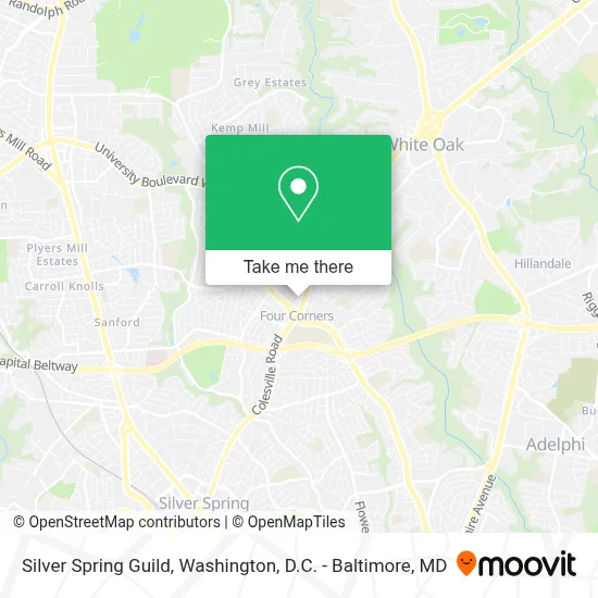 Silver Spring Guild map