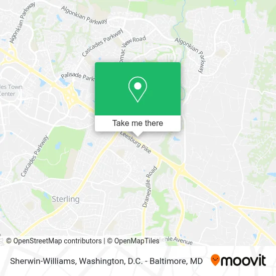 Sherwin-Williams map