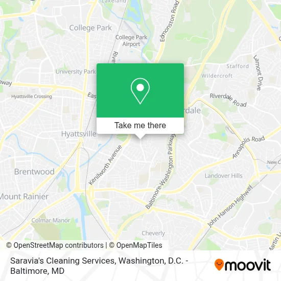 Saravia's Cleaning Services map