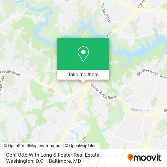 Coni Otto With Long & Foster Real Estate map