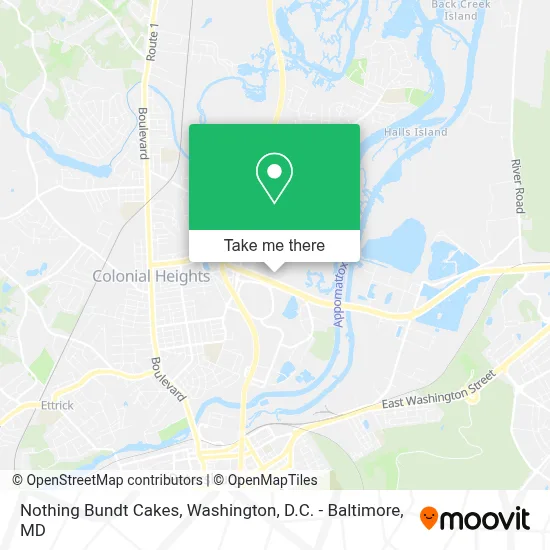 Nothing Bundt Cakes map