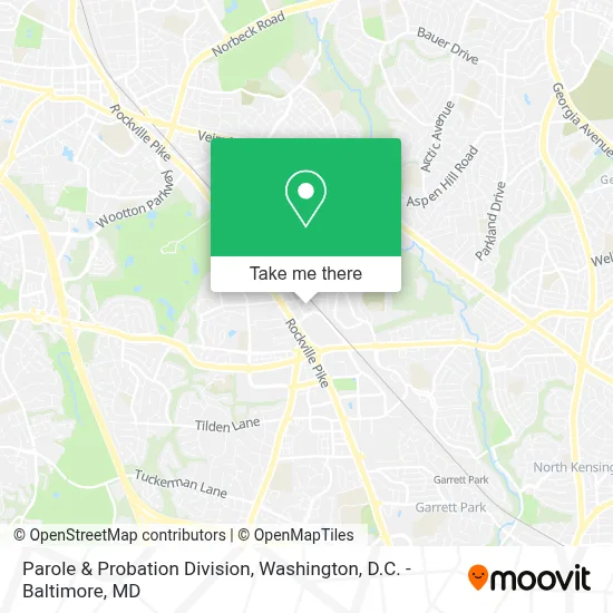 Parole & Probation Division map