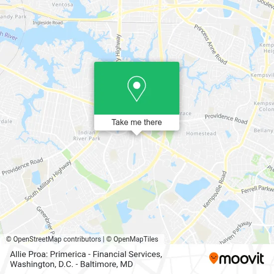 Allie Proa: Primerica - Financial Services map