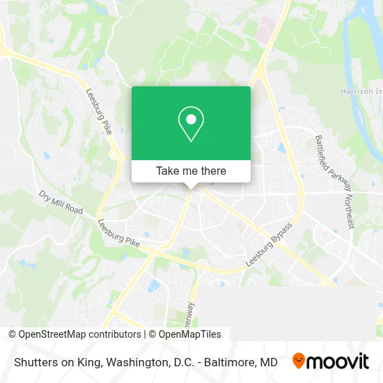Shutters on King map
