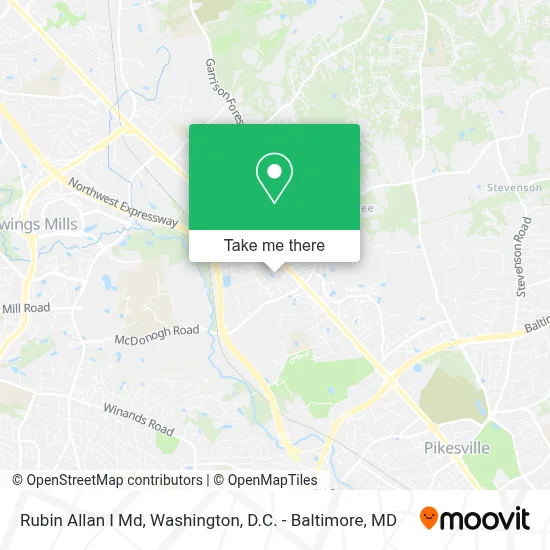 Rubin Allan I Md map