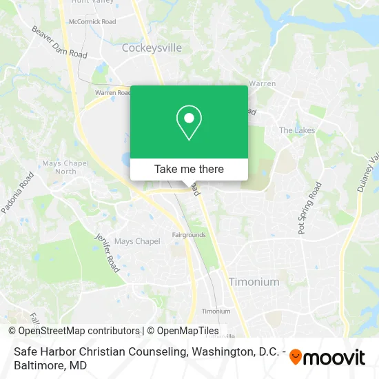 Safe Harbor Christian Counseling map