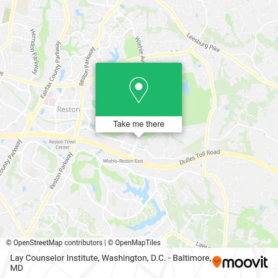 Lay Counselor Institute map