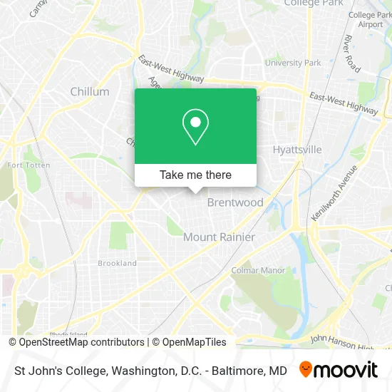 St John's College map