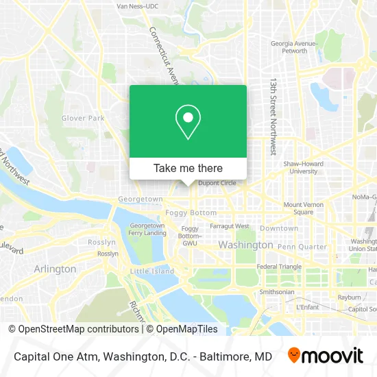 Capital One Atm map