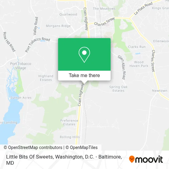Little Bits Of Sweets map
