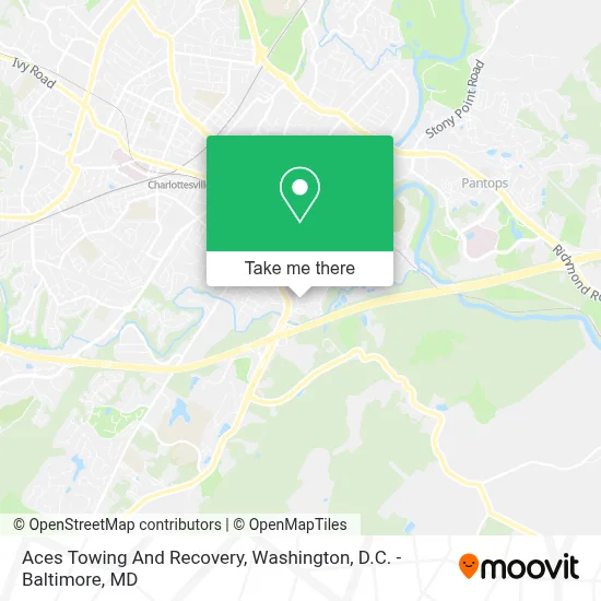 Aces Towing And Recovery map